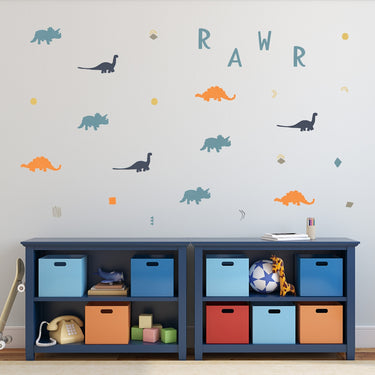 RAWR Dinosaur Wall Decals